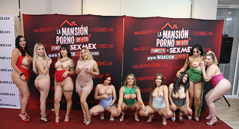 SexMex.XXX-Gali Diva, Loree Love, Silvia Santez, Nicole Zurich, Angie Miller, Analia, Gatita Veve, Haide Unique, Paty Acevedo-Mansion Sexmex Red Carpet 2